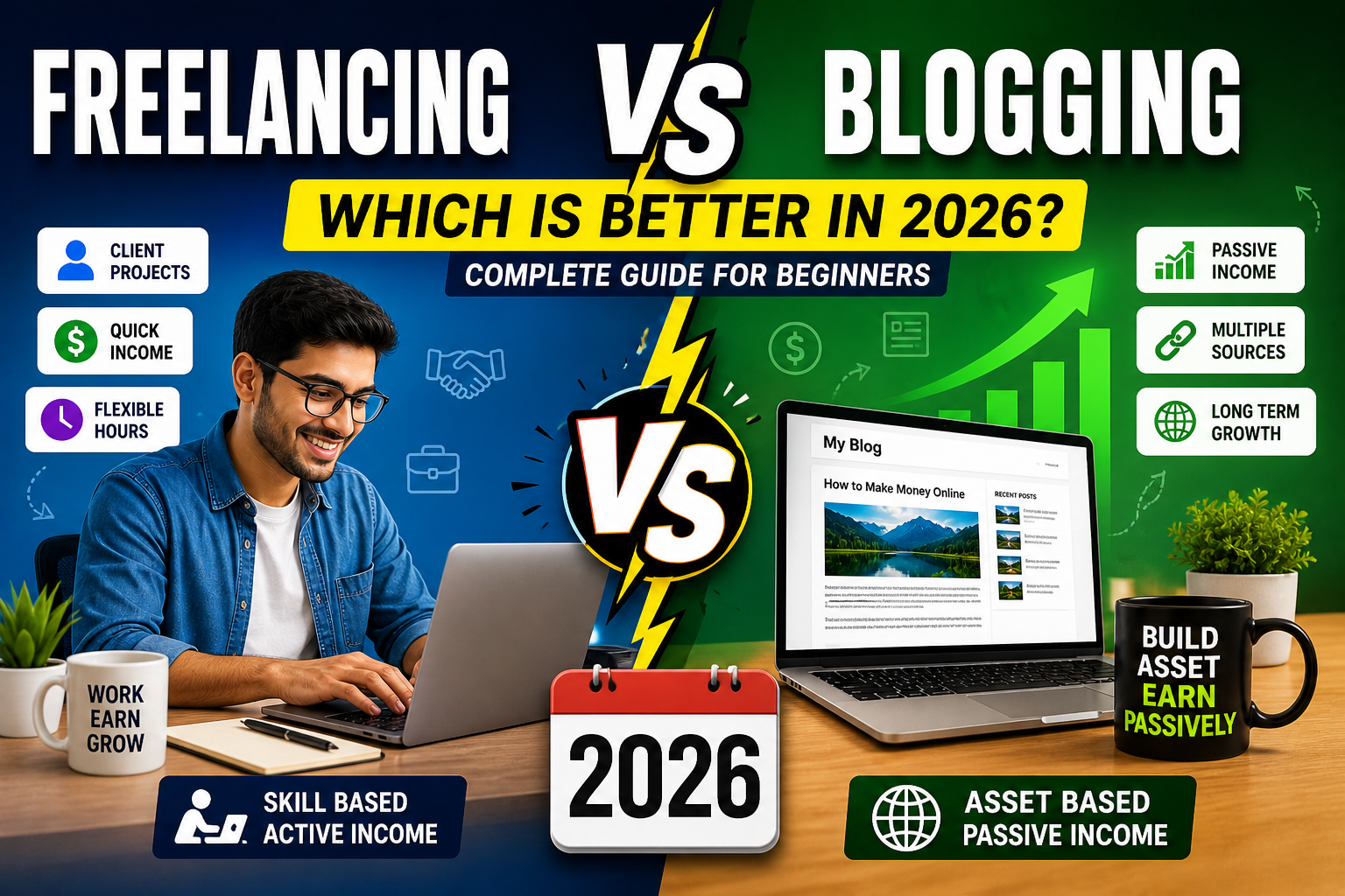 freelancing vs blogging which is better in 2026