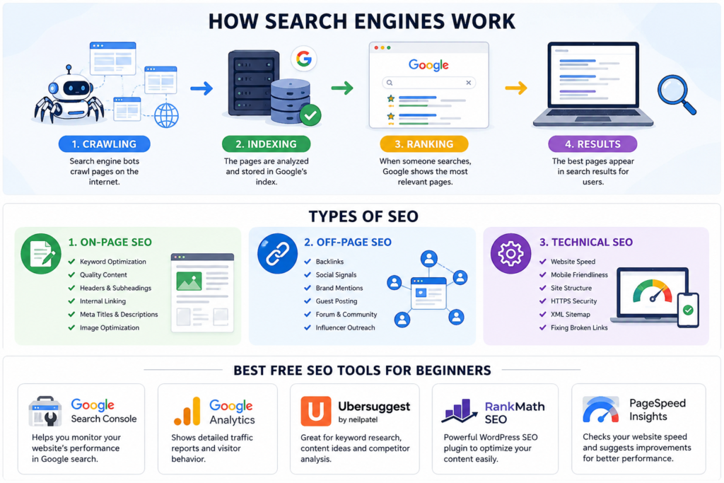 what is seo and how does it work beginner guide 2026