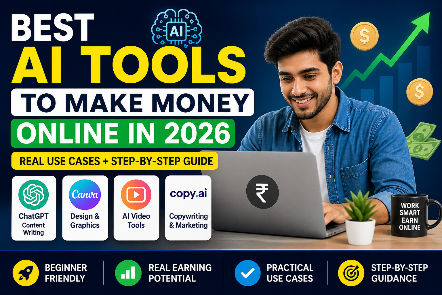 best ai tools to make money online in 2026