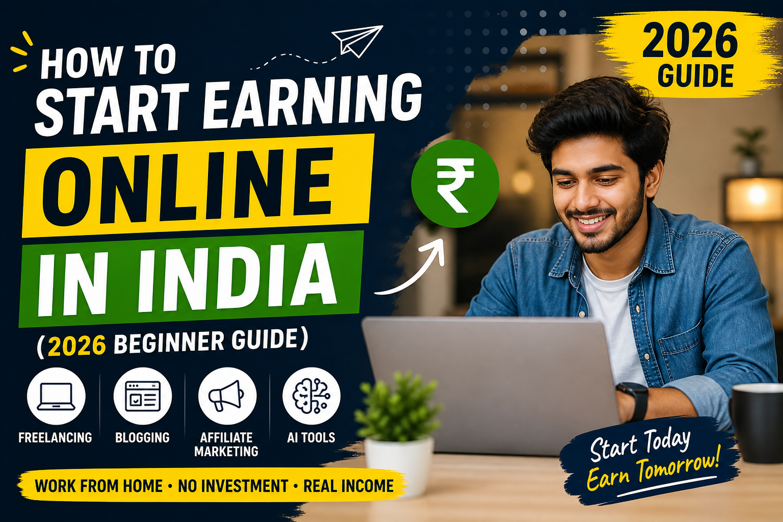 earn money online india 2026 guide