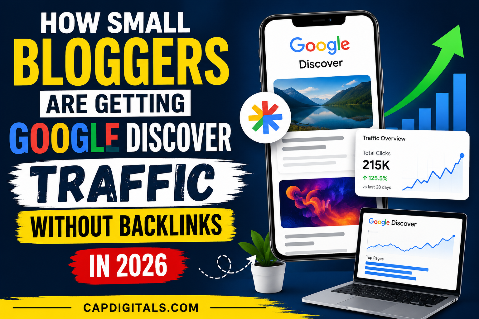 Small bloggers getting Google Discover traffic without backlinks in 2026